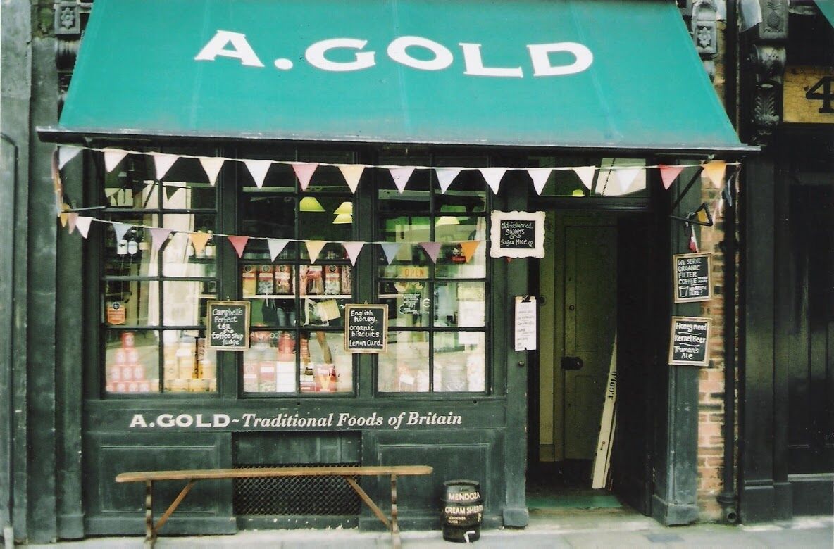 A. Gold - Traditional foods from Britain